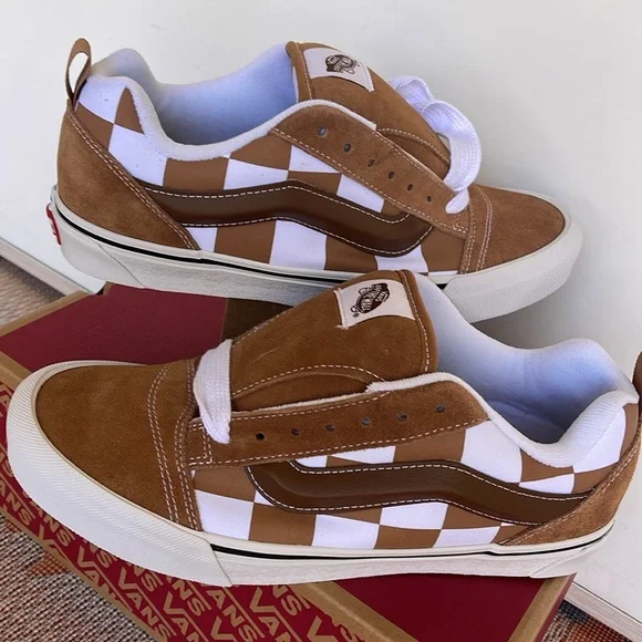 Vans WMNS Knu SkoolMega Check BrownVN000CRPBROSneakers